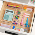 25-Piece Clear Plastic Drawer Organizers product image