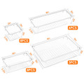 25-Piece Clear Plastic Drawer Organizers product image