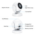 4K Wireless Home Camera Baby Monitor 2.4Ghz Wifi Auto Tracking Panoramic Cameras Webcam Monitor product image