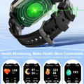 Smart Watches for Men IP68 Waterproof for Swimming, with Answer/Make Calls, Outdoor Tactical Smart Fitness Watch for Android product image