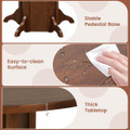 Round Dining Table with Pedestal Base for 4-6 People product image