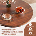 Round Dining Table with Pedestal Base for 4-6 People product image