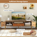 Mirrored TV Stand with Storage Space product image