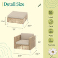 Outdoor Patio Conversation Sectional Furniture Set product image