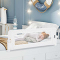 Foldable Bed Rail Swing Down Baby Bed Guard Rail product image