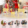 3-Pieces Lighted Family Deer Set  product image