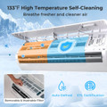 18000-BTU 2-Zone 20 SEER2 Mini Split AC with Heat Pump product image