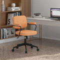 PU Leather Office Chair with Rocking Backrest and Ergonomic Armrest product image