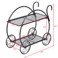 Heavy-Duty Metal Flower Cart Plant Stand product image