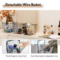 3-Tier Wire Basket Stand Storage Organizer product image