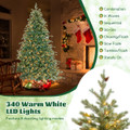 6/7/8 ft Artificial Christmas Tree with LED Lights product image