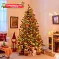 6/7/8 ft Artificial Christmas Tree with LED Lights product image