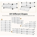 12-Cube DIY Portable Plastic Shoe Rack product image