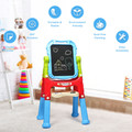 Height Adjustable Kids' Magnetic Double Sided Easel  product image