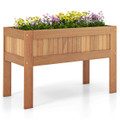Solid Wood Elevated Planter Box with Legs product image