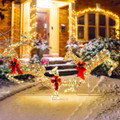 Christmas Lighted Reindeer with Red Bows product image