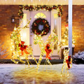 Christmas Lighted Reindeer with Red Bows product image