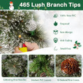 5 ft Artificial Mannequin Christmas Tree with Warm White LED Lights product image