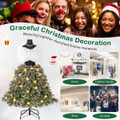 5 ft Artificial Mannequin Christmas Tree with Warm White LED Lights product image