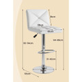 PU Leather Upholstered Bar Stools (Set of 2) product image