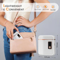 Electric Nail Clipper with 3 Speed Levels and Nail Clip Storage, LCD Digital Display, USB Rechargeable Electric Nail Trimmer,(White) product image