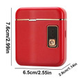 Electric Nail Clipper with 3 Speed Levels and Nail Clip Storage, LCD Digital Display, USB Rechargeable Electric Nail Trimmer,(Red) product image