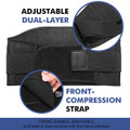 Lumbar Support Belt, Back Support for Lifting, Lower Back Support with Adjustable Straps for Men Women,L Size (Suitable for Waist 93-100 CM) product image