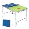 Foldable Ping Pong Table Game Set with Adjustable Height, 47" x 30" product image