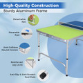 Foldable Ping Pong Table Game Set with Adjustable Height, 47" x 30" product image