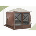 11.5 x 11.5-Foot Pop-up Gazebo with Mesh Netting Walls  product image