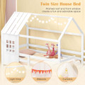 Twin House Bunk Bed with Stairs product image
