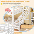 Twin House Bunk Bed with Stairs product image