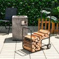 Firewood Cart with Durable Rubber Wheels for All-Terrain product image