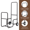 Firewood Cart with Durable Rubber Wheels for All-Terrain product image