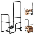 Firewood Cart with Durable Rubber Wheels for All-Terrain product image