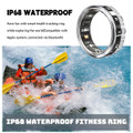 Smart Ring Fitness Tracker Rate Monitor Sleep Recorder Activity Reminder with Charging Case,IP68 Waterproof(8#) product image