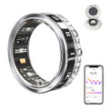 Smart Ring Fitness Tracker Rate Monitor Sleep Recorder Activity Reminder with Charging Case,IP68 Waterproof(8#) product image