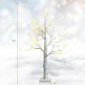 Pre-Lit White Twig Birch Christmas Tree Decor product image