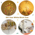 Pre-Lit White Twig Birch Christmas Tree Decor product image