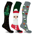 Holiday Fun Knee-High Compression Socks, 15-20mmHG (3-Pair) product image
