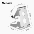 Universal Folding Adjustable Cell Phone/Tablet Stand product image