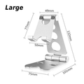 Universal Folding Adjustable Cell Phone/Tablet Stand product image