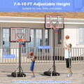 7.4-10 FT Outdoor Basketball Hoop System product image
