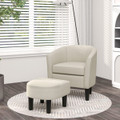 Barrel Chair with  Ottoman Footrest  product image