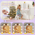 Kids Lighted Princess Vanity Table and Chair  product image