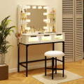 Makeup Vanity Table with Hollywood Lights product image