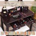 Vanity Table Set with 10 Light Bulbs  product image