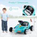 12V Kids Electric Go Kart 7AH Battery-Powered Ride-On Race Toy with Remote Control product image