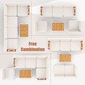 6-Piece Acacia Wood Patio Furniture Set  product image