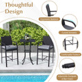 3-Piece Patio Wicker Bar Set with Rattan Chairs product image